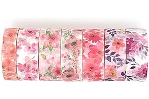 7 Rolls of Floral Symphony Washi Tapes
