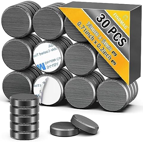 30 Pack Ceramic Adhesive Magnets for Crafts Cover