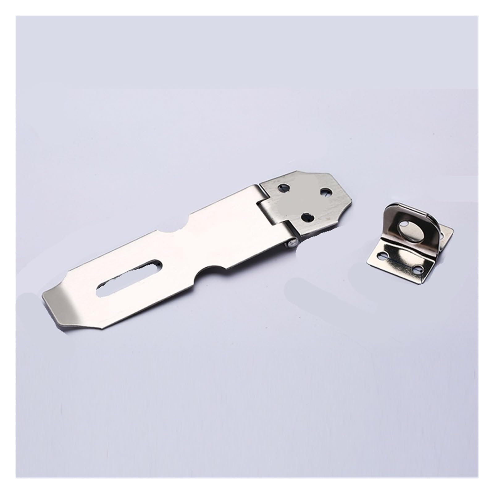 Dqzrtueca One Color Hasp And Staple, Door Padlock Hasp 4 Pcs Stainless Steel 2-5 Inches For Wood Cabinet 30Mm(4 Inch)