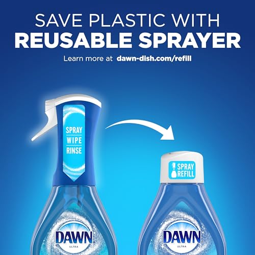 image for Dawn Platinum Powerwash Dish Spray, Dish Soap, Fresh Scent Refill, 16 