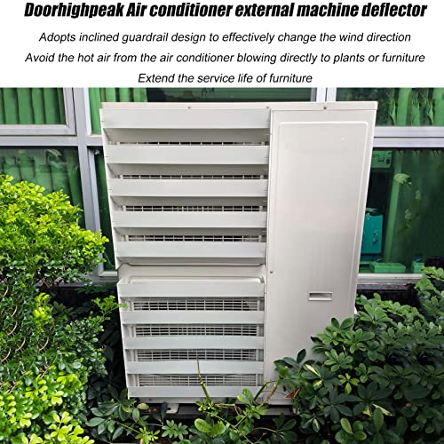 Déflecteur d'unité CA pour protéger la terrasse du soufflage direct de climatisation - 4