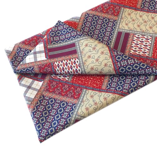 Joocolor Cotton Fabric by The Yard for Sewing DIY Crafting Fashion Design Full Width cuttable 36 x 44inches -color017