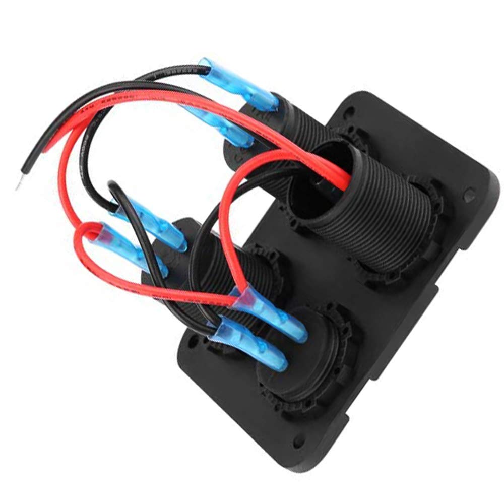 Pannello Interruttori 8 Gang 12V/24V KAOLALI - Con USB, Accendisigari E Voltmetro Per Camper - Foto 4