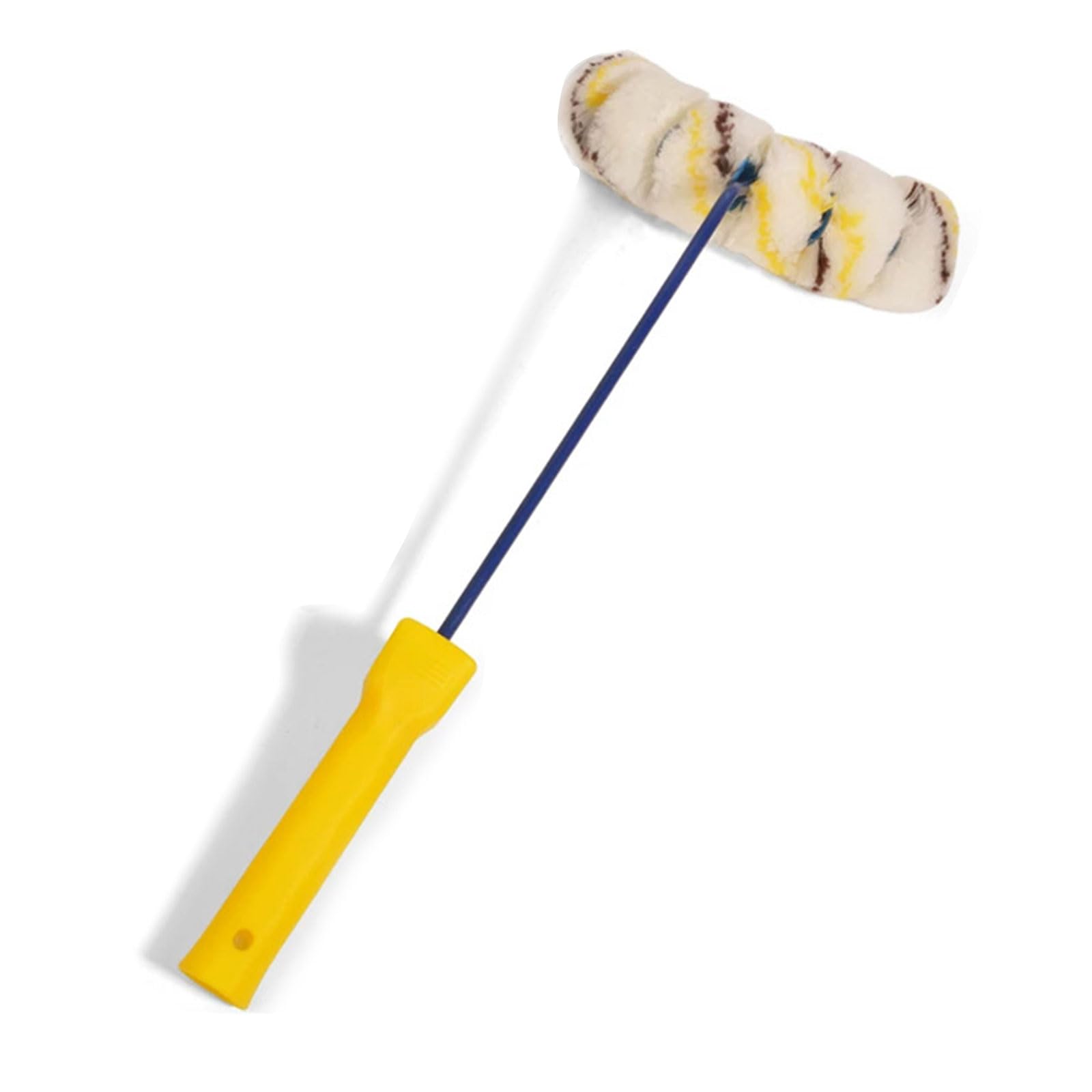 Hangsu 6 Rounds Multipurpose Angled Paint Roller Professional Painting Tool Tube Roller Brush For Smooth Application Enduring For Poles Pipe Railings