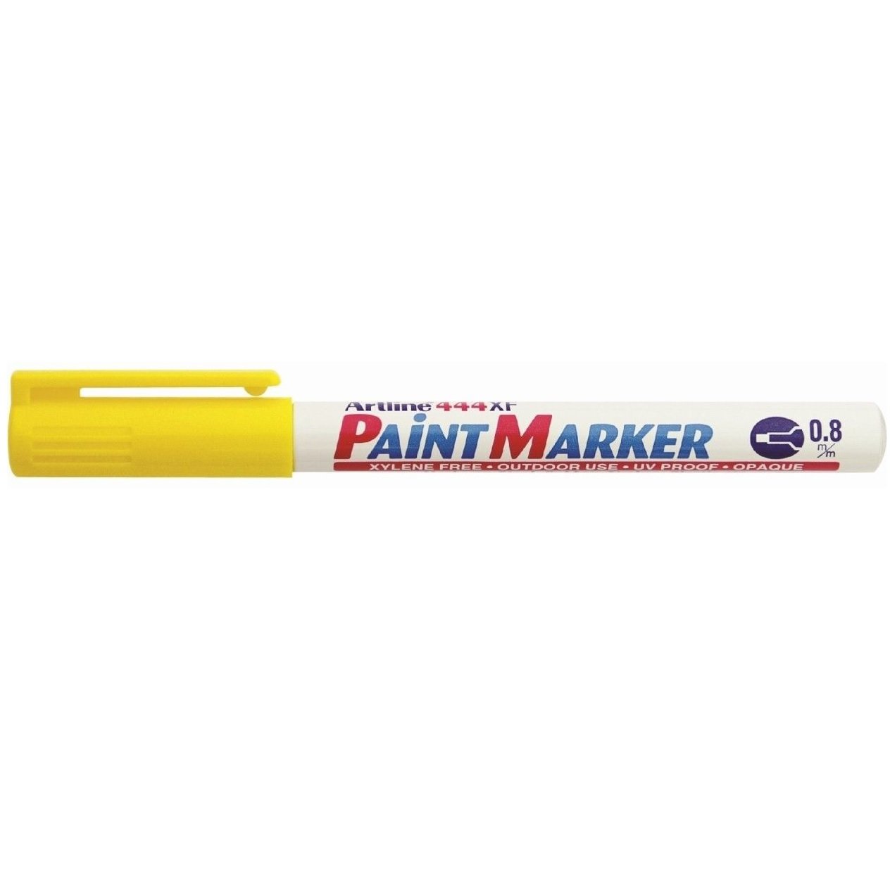 Artline Yellow 444Xf Extra Fine Paint Markers 0.8Mm (Yellow)
