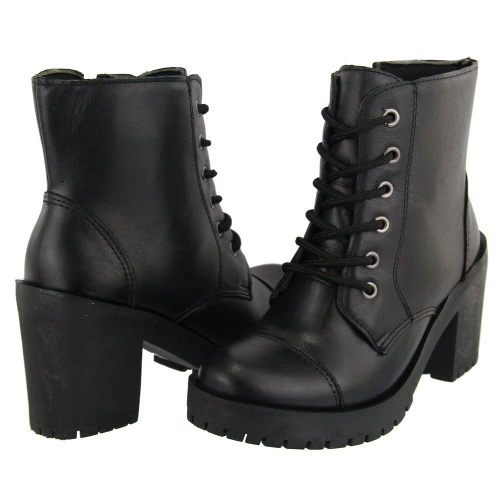 Coturno Feminino Botinha Cano Médio Salto Alto Tratorada em promoção! Veja a oferta e mais achadinhos de Botas 3 Hoje é o melhor dia para comprar Coturno Feminino Botinha Cano Médio Salto Alto Tratorada com aquele preço maroto! Promoção! Aproveite a oferta! 3