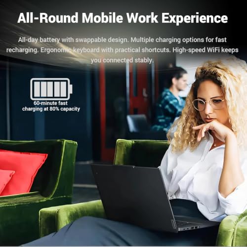 Image of Lenovo ThinkPad T14 14 inch WUXGA Intel Core Ultra 5 225U Business AI Laptop, | 64GB DDR5 + 2TB SSD, Touchscreen, Backlit Keyboard, Fingerprint Reader, Thunderbolt 4, 5MP RGB Camera, WiFi 6E, Win 11 Pro