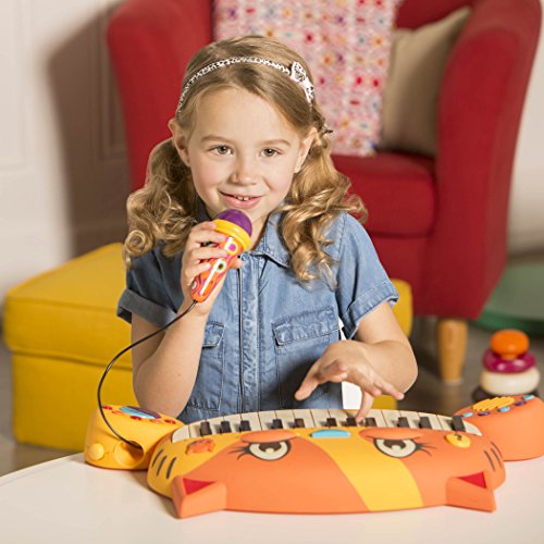 B. Toys – Meowsic Toy Piano – Children’s Keyboard Cat Piano With Toy Microphone For Kids 2 Years + #TOP6