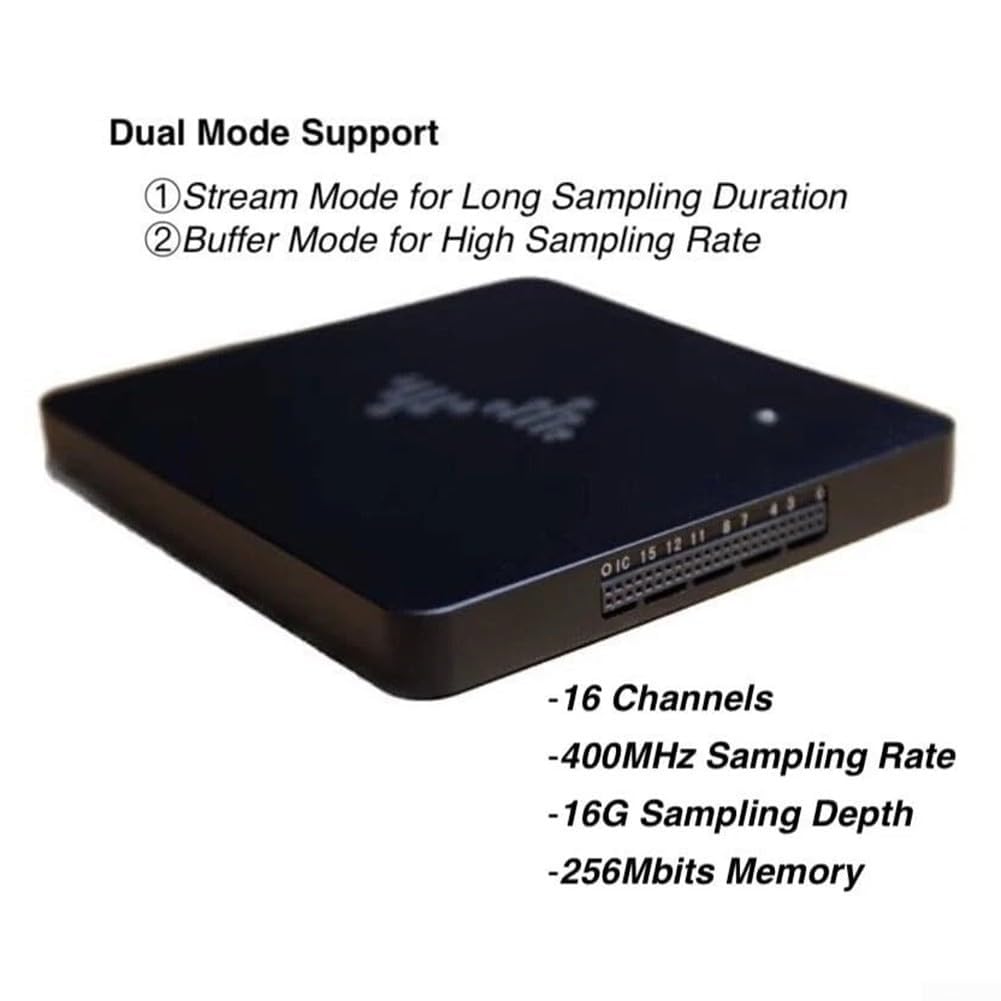 CuddleCraft 16 analizzatore logico di Manica con frequenza di campionamento 400MHz 256Mbits Buffer di memoria USB dispositivo di acquisizione dati per prova elettronica