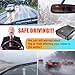 Nedittpy【2025 NEW】Portable Car Heater,2 in 1 Auto Fast Heating Defrost Defogger Cooling 12V Lighter Heater 60 Second Plug in Cig Lighter Demister,Car Fan Windshield Defroster (QH-501)