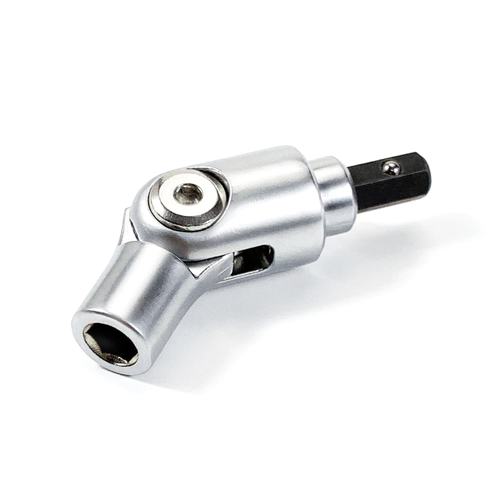 Exqiour Pivoting Bit Tip Holder Screw Holder Extenders Bendable In 180°Angle For Flexibility In Narrow Area Hole Depth