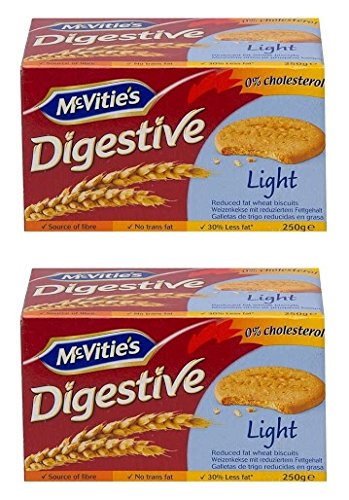 McVitie's Light Digestive Wheat Biscuit, 250g (Pack of 2) : Amazon.in ...