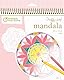Avenue Mandarine GY027O Malbuch Graffy Pop Mandala, Zeichenpapier 250g, vorgestanzte Formen, 12 Motive wiederholen sich jeweils dreimal, ideal für Kinder ab 6 Jahren, 1 Stück, Rosa