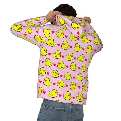 Men's Fleece Hoodie 3D Print Casual Pullover Sweatshirts with Pocket2