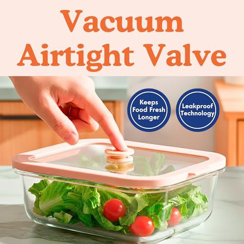 Non-Toxic 35 Oz (4.4 Cup) Glass Storage Containers with Lids – Plastic Free Meal Prep Containers for Lunch, Airtight Food Storage, Microwave and Freezer Safe, 4 Pack - Ziruma - Image 7