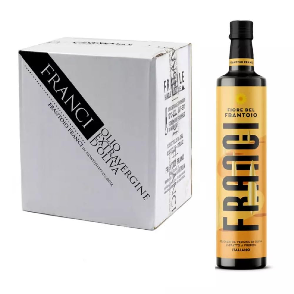 Aceite de oliva Virgen Extra Fiore del Frantoio Franci 500 ml x 6