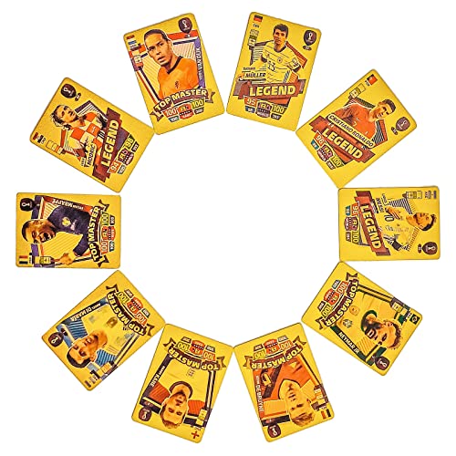 2022/23 World Cup Soccer Star Card,UEFA Champions League,Soccer Trading Card,Gold Foil Cards,No Repetition,Not Original - Thumbnail 4