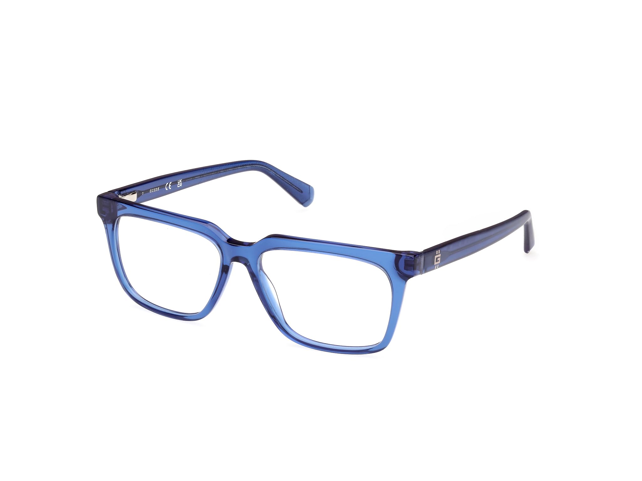 Gafas de Vista Guess GU50133 090 shiny blue 55/15/145 Hombre