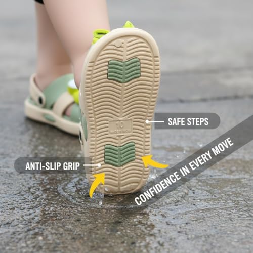 Image of GLJ Unisex Kids Comfort Sandal for Kid Boy & Girl, Age 1-5 Years, 1150