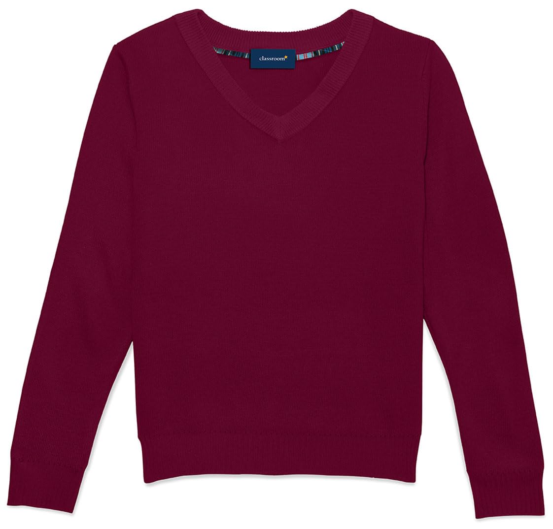 Classroom School Uniforms Men's Adult Unisex V-Neck Sweater