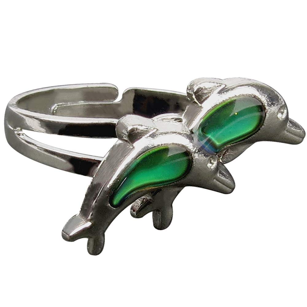 Jude Jewelers Adjustable Color Changing Mood Ring Inspirational Mystique Marble