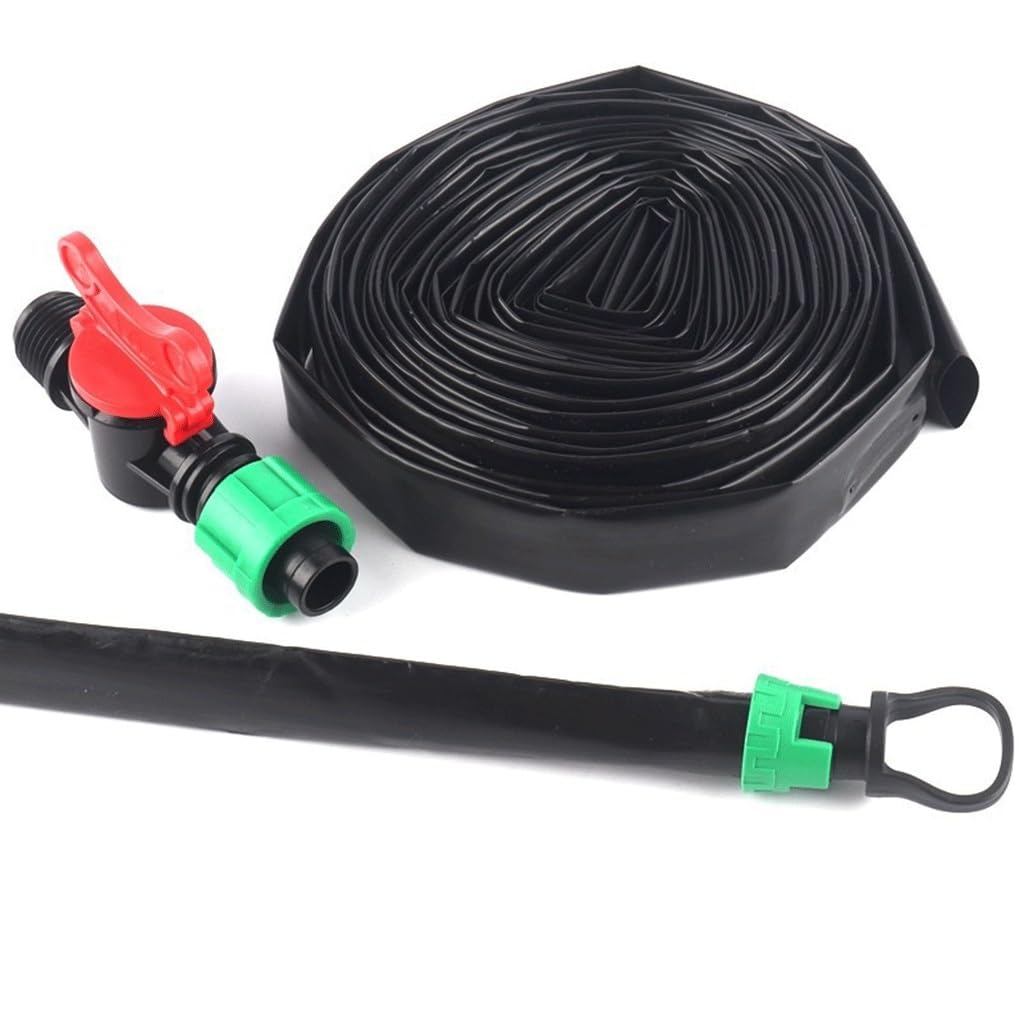 Tubo de riego por goteo, Manguera de goteo bajo película 16 mm 40 cm Espaciado 3 L PE 5-50 m(50m Kits)