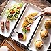 YHOSSEUN 3 Tier Serving Stand Tiered Tray Stand with 3 Porcelain Serving Platters Trays for Dessert Server Display Collapsible Sturdier Metal Rack 14 inch