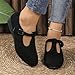 Mocasines de tacón de cuña con hebilla poco profunda para mujer Imagen de Mocasines de tacón de cuña con hebilla poco profunda para mujer