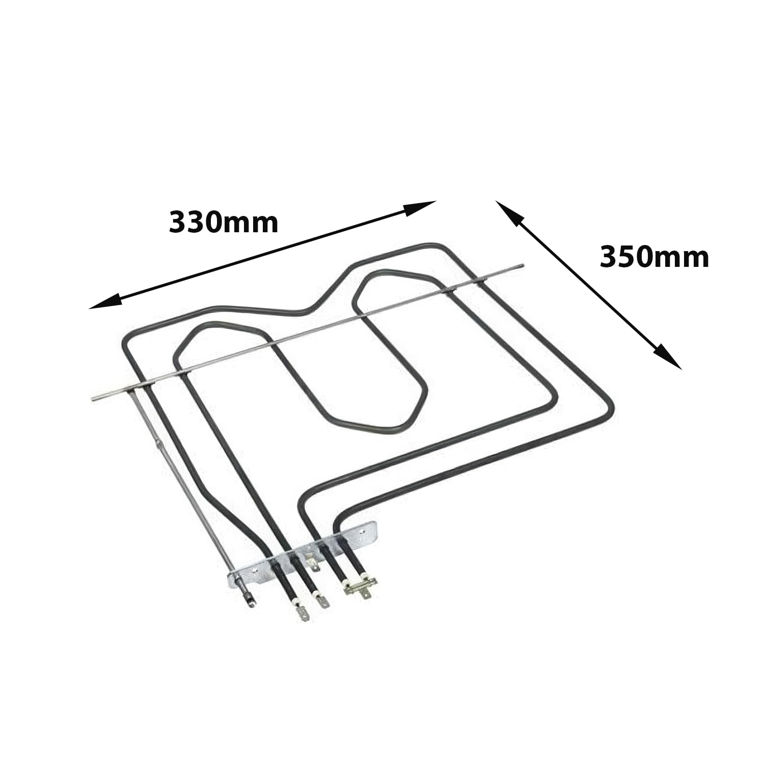 CABLEPELADO - Resistencia Solera para Horno Fagor 1400+700W 230V – Compatible con Modelos Fagor, Edesa y Aspes – Calor Uniforme y Fácil Instalación