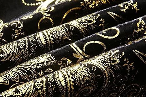 MOGU Mens Luxury Gold Dress Pants with Expandable Waist