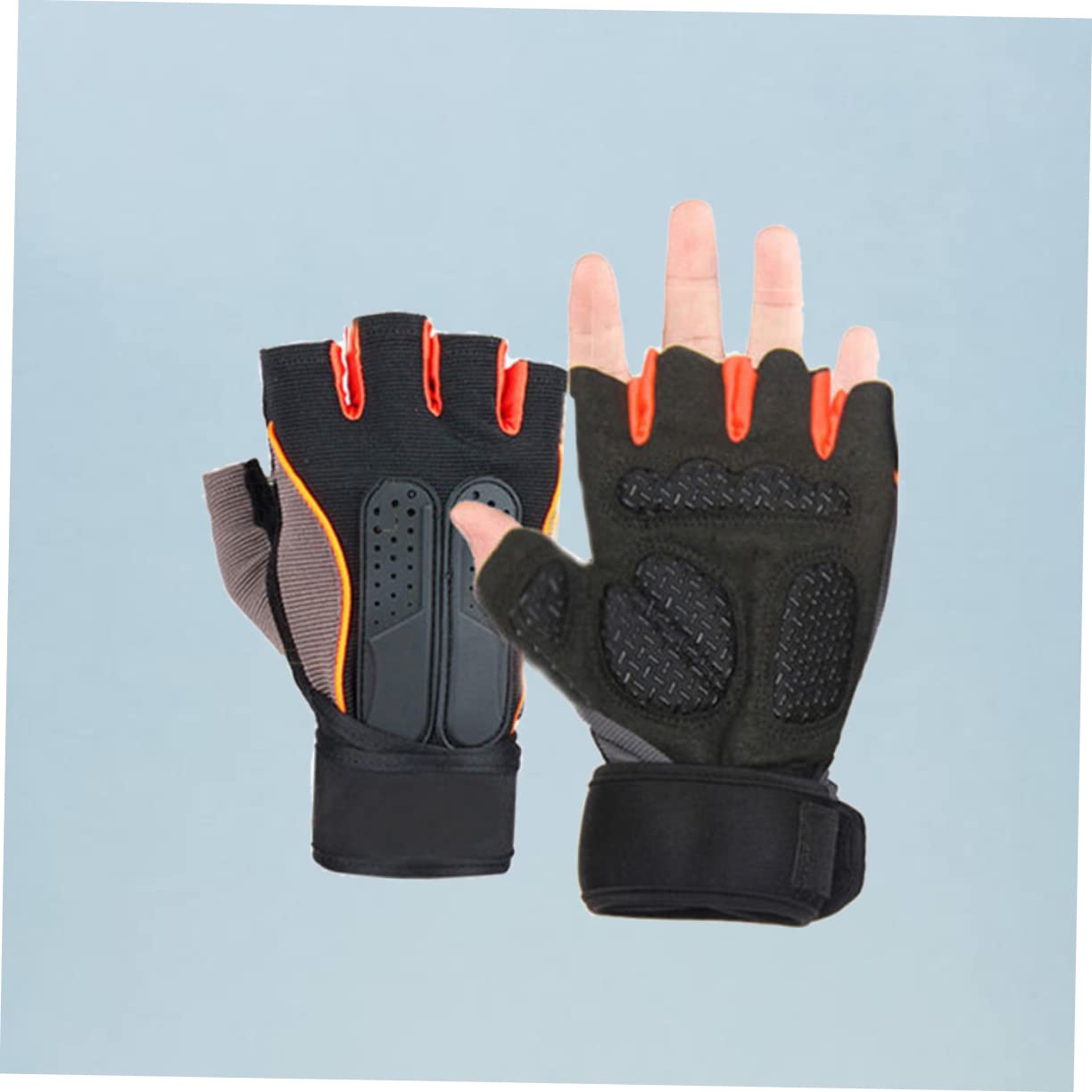 par de guantes de entrenamiento, guantes de levantamiento de pesas, guantes de lntes de mujer, guantes de gimnasio para hombres, guantes deportivos, guantes de ejercicio para hombres mayores