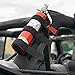 Mobile Deals Fire Extinguisher Adjustable Roll Bar Holder Mount Bracket compatible with Jeep Wrangler Unlimited, CJ, JK, TJ, Rubicon - Durable Strap Vehicle Accessory/FIRE EXTINGUISHER NOT INCLUDED