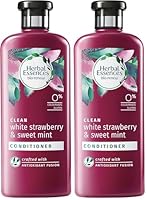 Herbal Essences bio:renew White Strawberry and Mint Conditioner 400ml (Pack of 2)