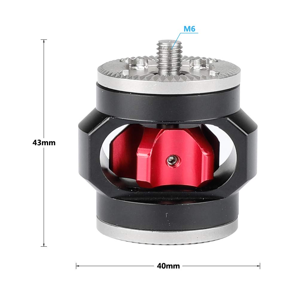 CAMVATE M6 QR Rosette Plat Lock Extension pour réalisateur Rig