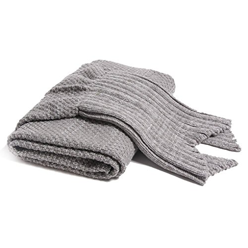 Mermaid Tail Blanket, Silverefever Handmade High Density Thick Mermaid Blanket, Soft Warm For All Seasons, Sweet Gift (Grey Fish Scale Knit) #TOP4