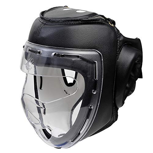 Playwell Armes Acrylique Tête Protège avec Masque de Visage Protection - Medium