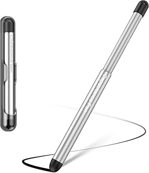 Stylus Pens with Pen Slot for Touch Screens, High Precision Capacitive Universal Stylus for iPad iPhone Tablets Samsung Galaxy All Touch Screen Devices Black