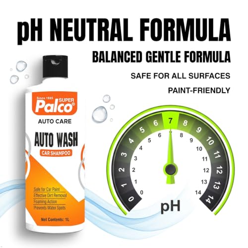Image of PALCO Auto Wash Car Shampoo 1L, pH Neutral Car Washing Shampoo