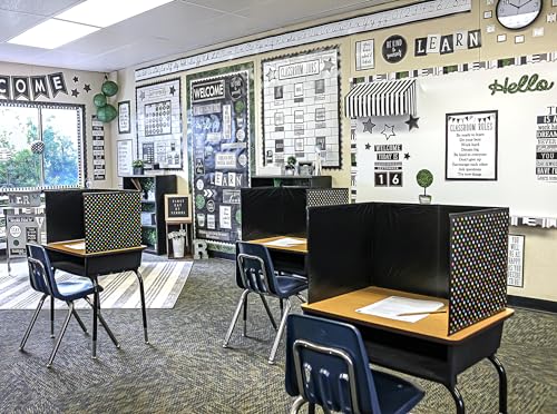 Image of Teaqcher Created Resources Chalkboard Brights Privacy Screen (TCR20763)