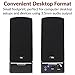 Cyber Acoustics CA-2014 Computer Speakers, Full Stereo Sound, Convenient Controls, Easy Setup