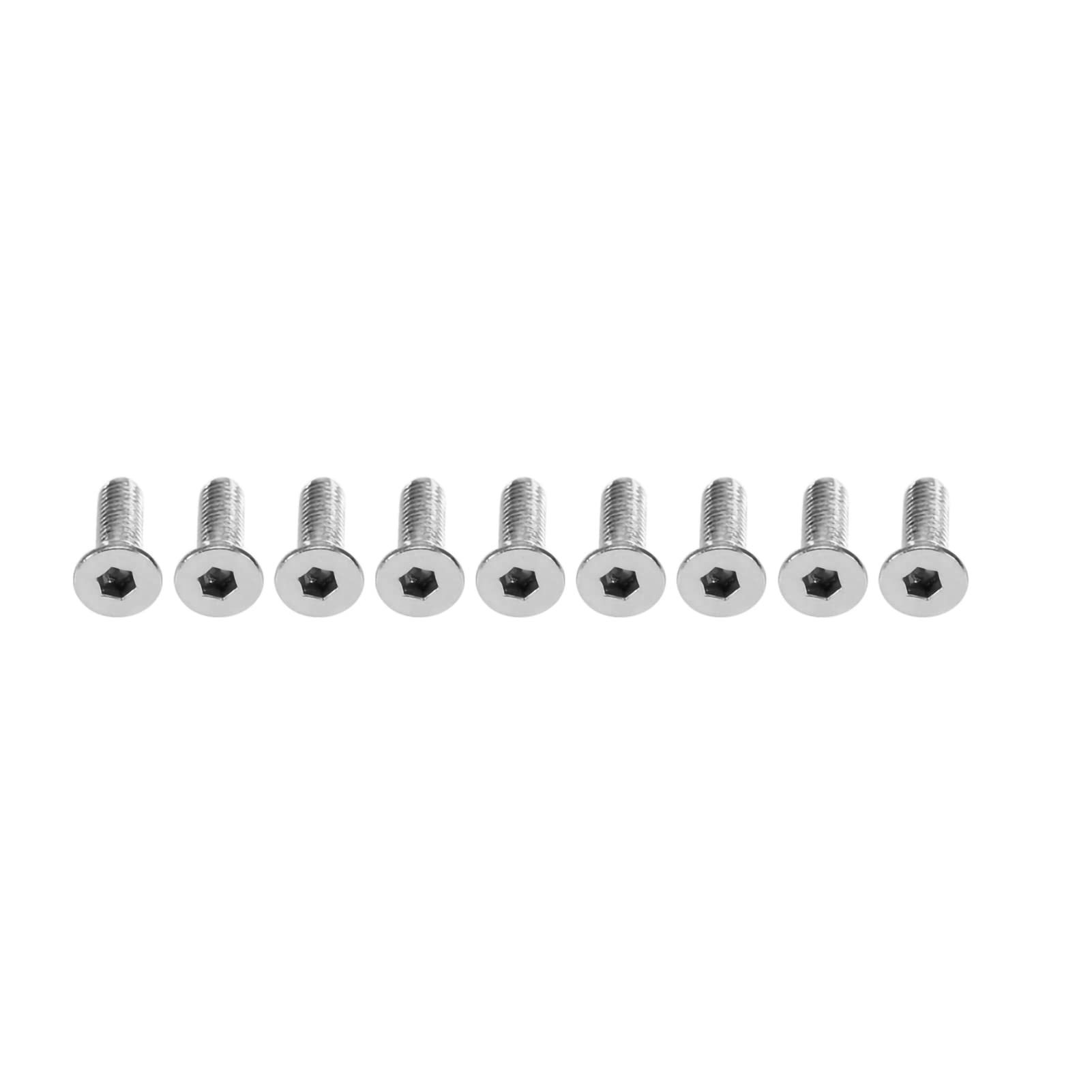 Car M6 Screw zestaw gazowy, śruba do modyfikacji License Plate Frame Decoration Screw (złoty)
