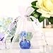 H&D Blue Vintage Crystal Empty Decor Mini Refillable Perfume Bottle
