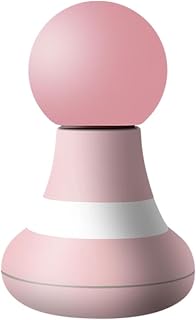 Portable Plastic Massage Gun with 6 Speeds Rechargeable Percussion Massager Cordless Pocket-Sized Deep Tissue Massager Gun Powerful(Pale Red)