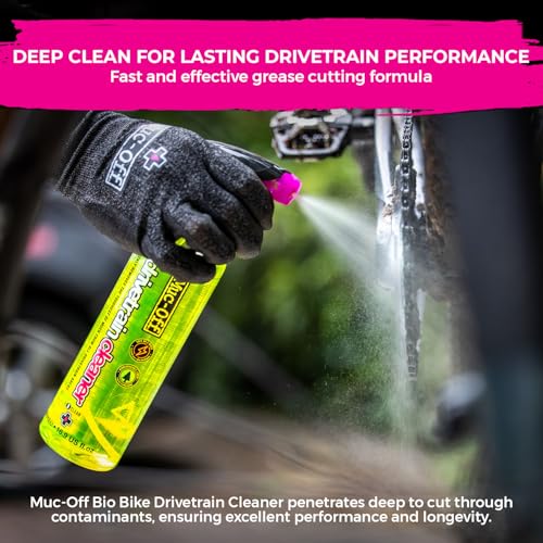 Image of Muc-Off Bio Drivetrain Cleaner | Effective Biodegradable Bicycle Chain Cleaner and Degreaser Spray | Suitable for All Types of Bike