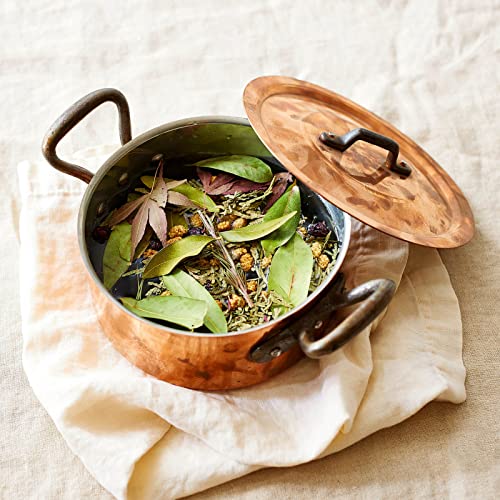 Rosy Rings Forest Round Botanical Candle 120 Hour Burn Time - Notes Of Clary Sage, Creamy Sandal, White Musk Aromatherapy Candles, Woodsy Scent Aroma Luxury Candles, Long Lasting Candles Decor 5.5" H #TOP5