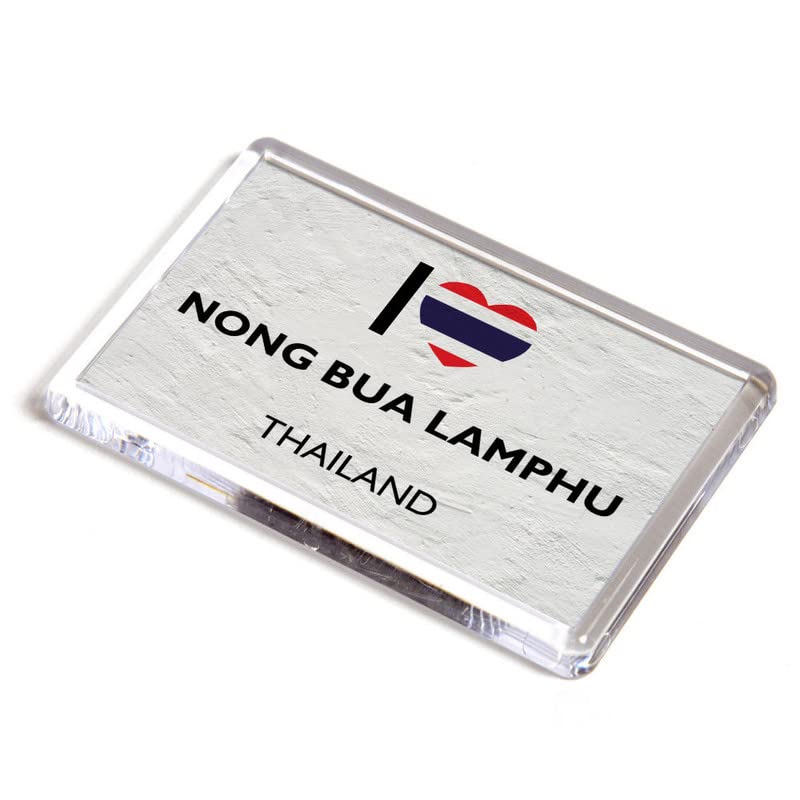 FRIDGE MAGNET - I Love Nong Bua Lamphu, Thailand