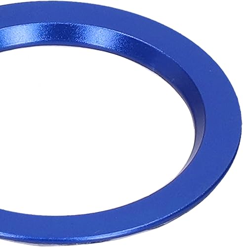 Miniatura 9 de 2 piezas de aluminio para botón de arranque del motor, tapa de botón de arranque del motor del automóvil, anillo de ajuste circundante para interior