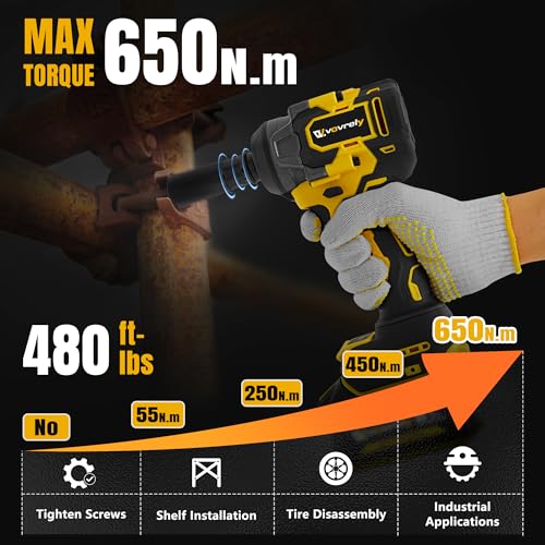 VOVRELY 480 Ft-lbs 3-in-1 Wrench