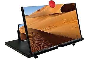 12-Inch Phone Projector Screen, Black