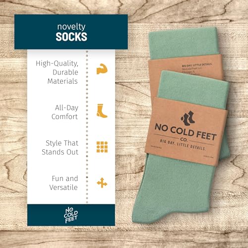 Fun Colorful Novelty Socks for Men for Dress Casual Formal Groomsmen Wedding - Green4